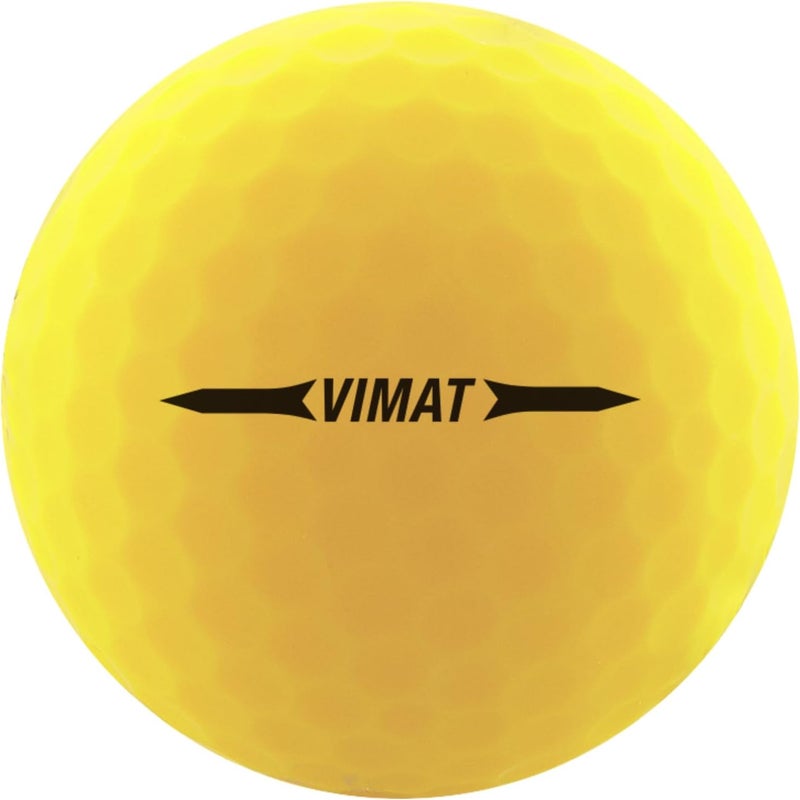 Volvik Vimat Golf Balls (Yellow) - Image 3